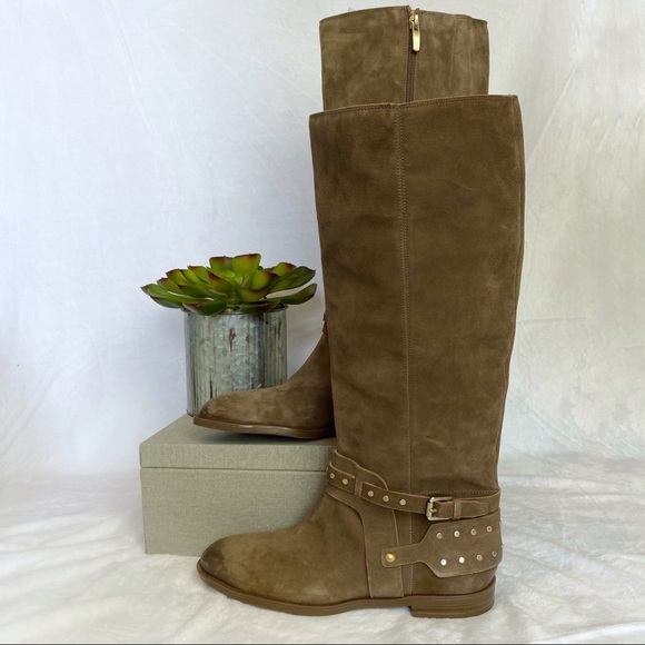 NWOB Nine West ‘Luciana’ Tall Suede Riding Boot - Picture 3 of 12